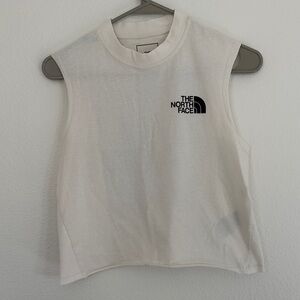 The North Face Cream Sleeveless Tank